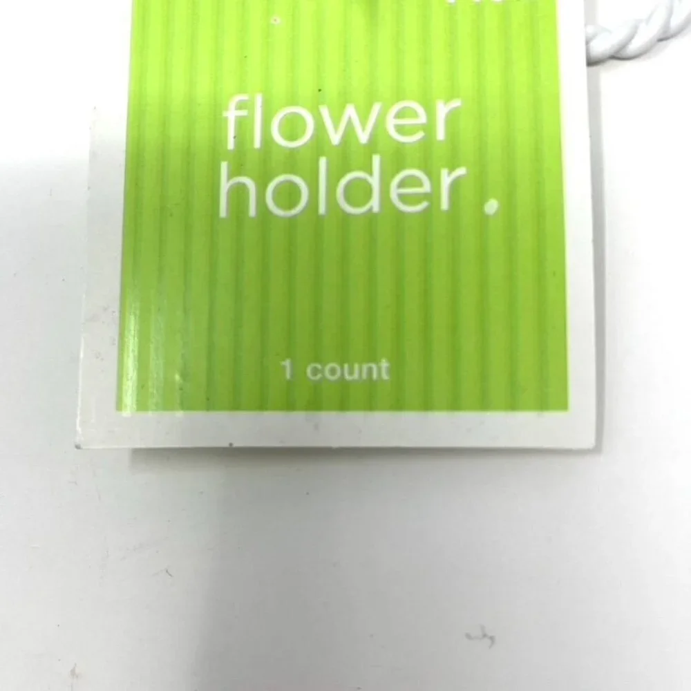 Target Patterned Metal Hanging Flower Holder Decor White Springtime - Picture 5 of 9